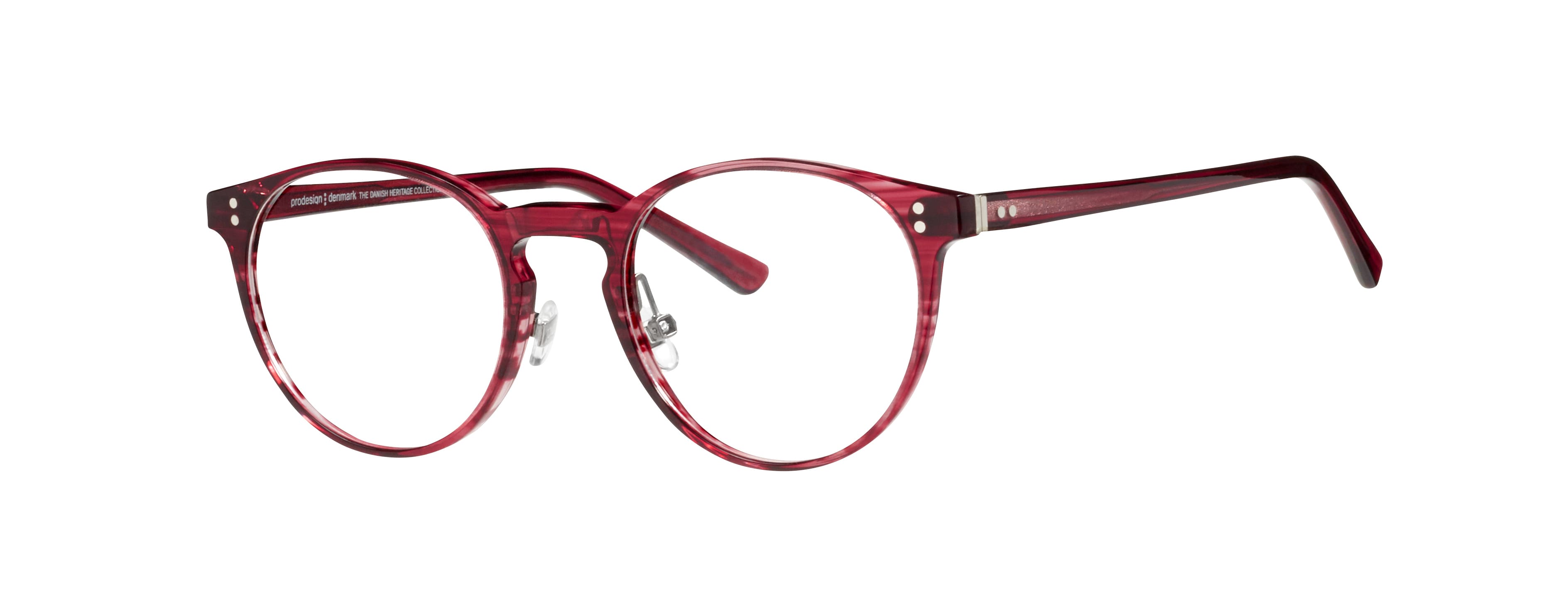 Side view of Pro Design frame 4770#color_Red Medium Shiny