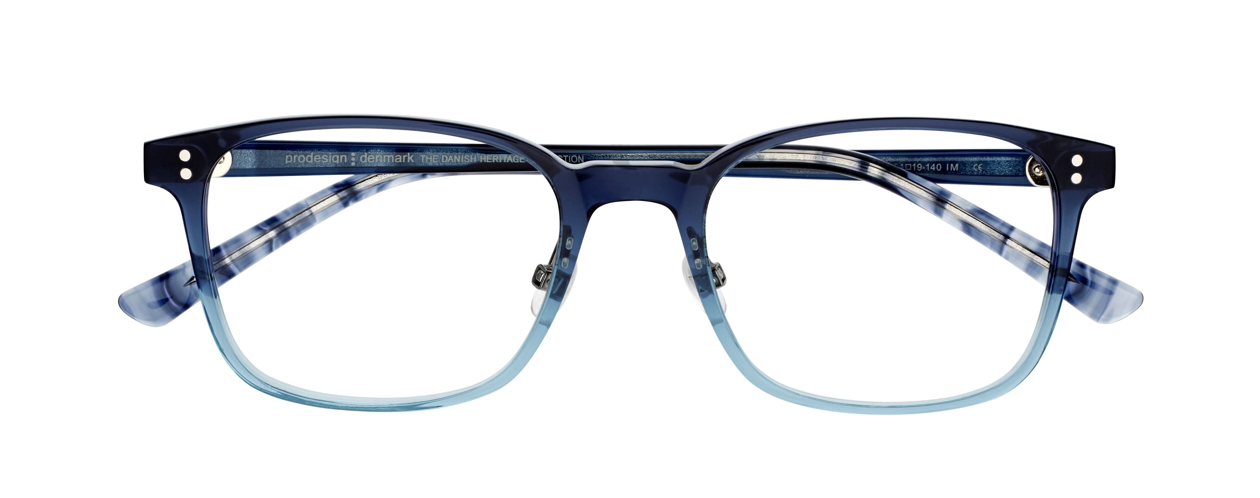 Front view of Pro Design frame 4772#color_Blue Medium Shiny