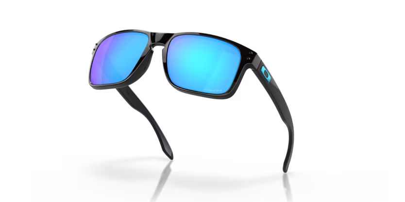Top left view of oakley holbrook #color_ polished black
