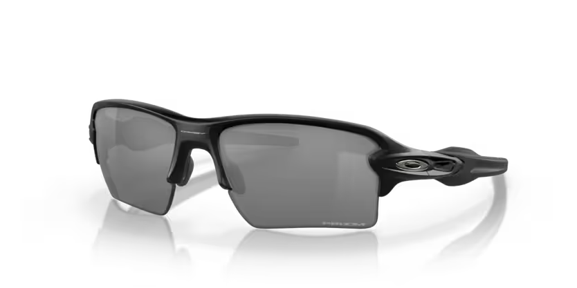 Top left view of oakley flake #color_ Matte Black/Prizm Black