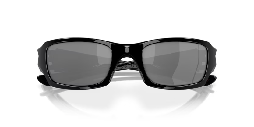 Folded view of oakley five squared #color_polished black