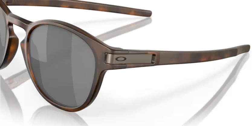 Top right view of oakley latch #color_ matte brown