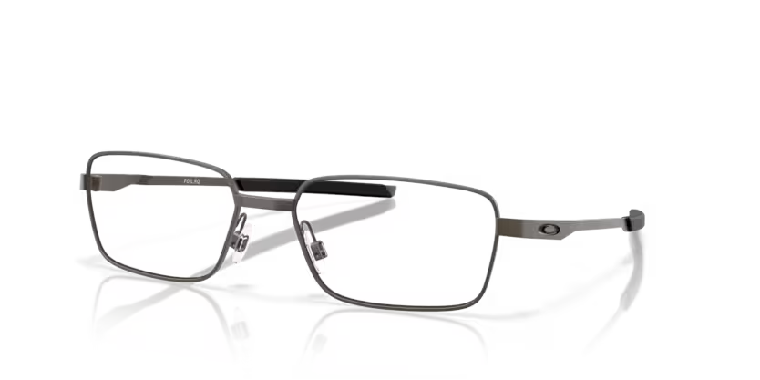 Side view of oakley addams #color_ satin light steel