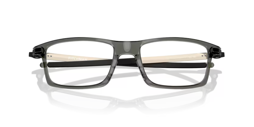 Folded view of oakley pitchman #color__grey smoke