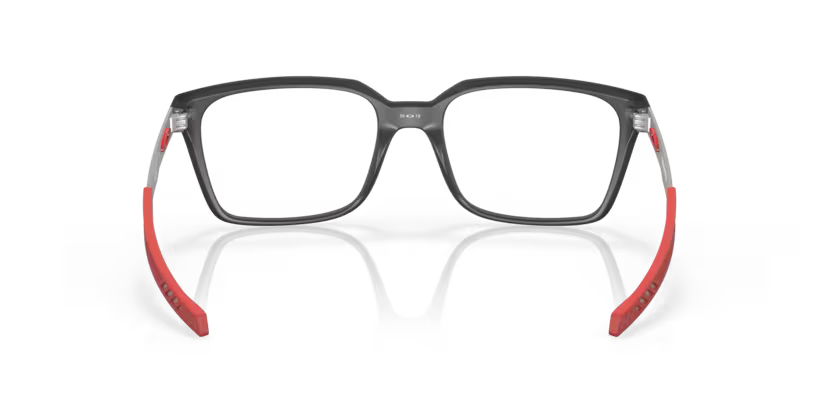 Back view of oakley dehaven #color__satin grey smoke
