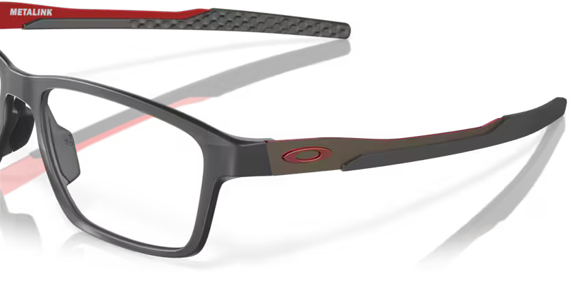 Right view of oakley metalink #color__satin grey smoke