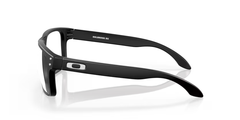 Side view of oakley holbrook #color__satin black