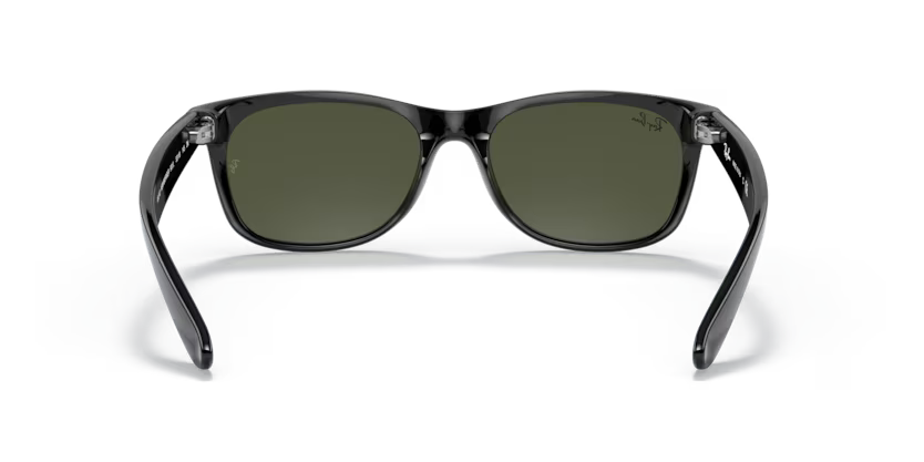 Back view of rayban new wayfarer #color_black