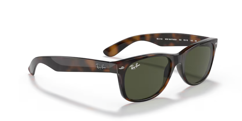 Right view of rayban new wayfarer #color_Tortoise