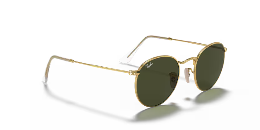 Right view of rayban round metal #color_arista