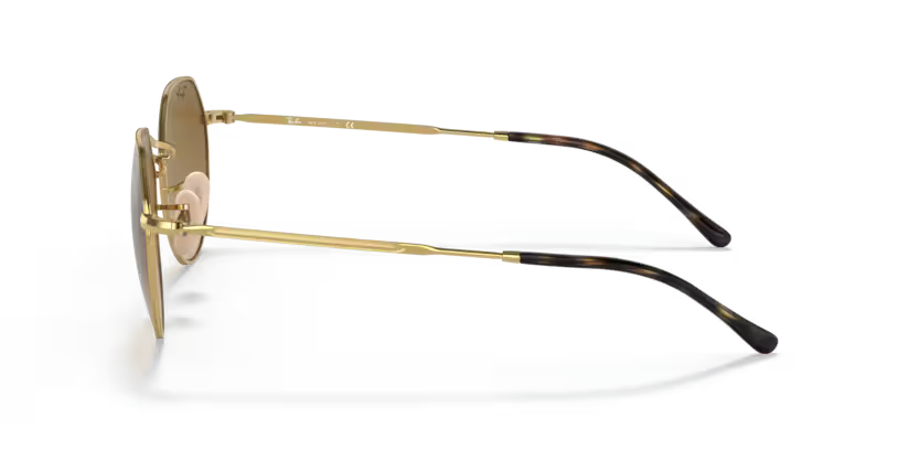Side view of rayban jack #color_arista