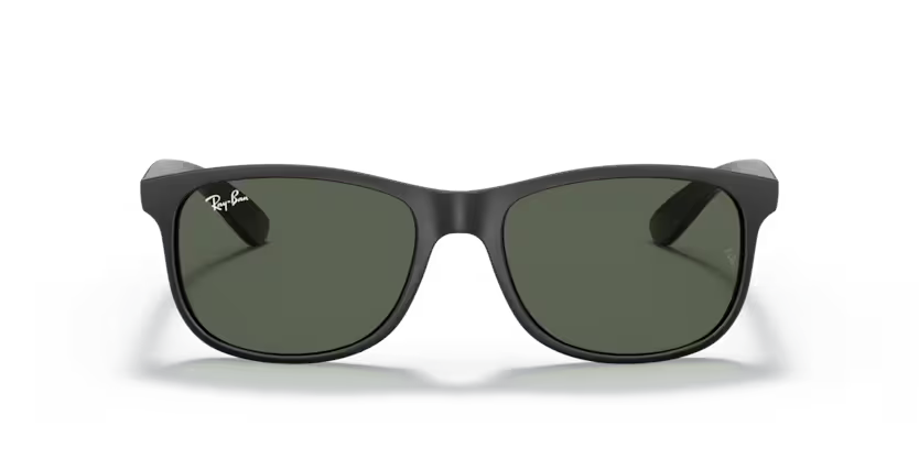 Front view of rayban andy #color_rubber black