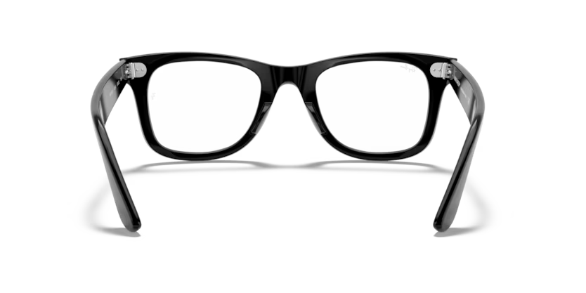Folded view of rayban wayfare ease frame #color_black 