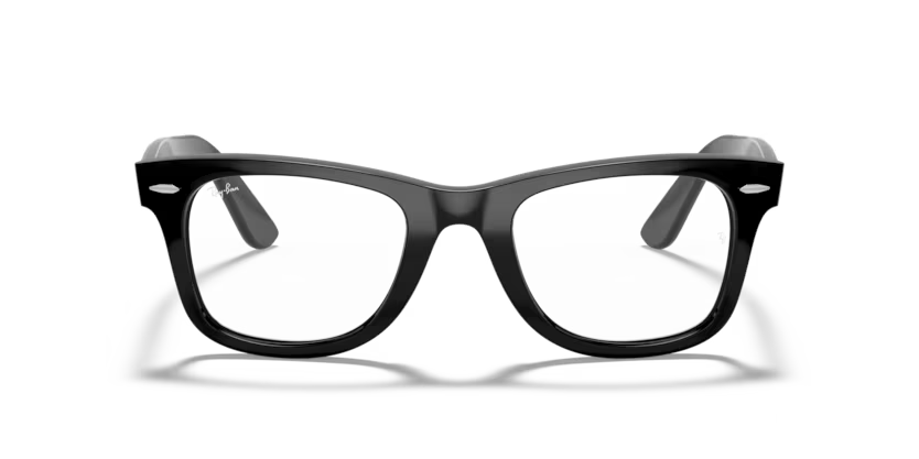 Front view of rayban wayfare ease frame #color_black 