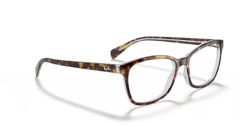 Right view of rayban optics frame #color_dark havana 