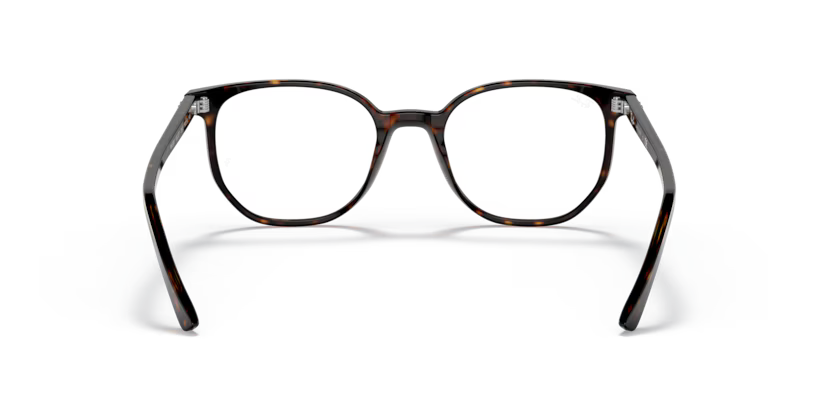 Back view of rayban elliot optics frame #color_havana 