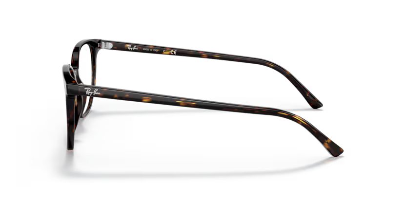 Left view of rayban elliot optics frame #color_havana 