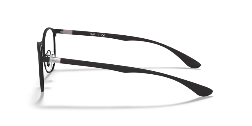 Left view of rayban optics frame #color_matte black 