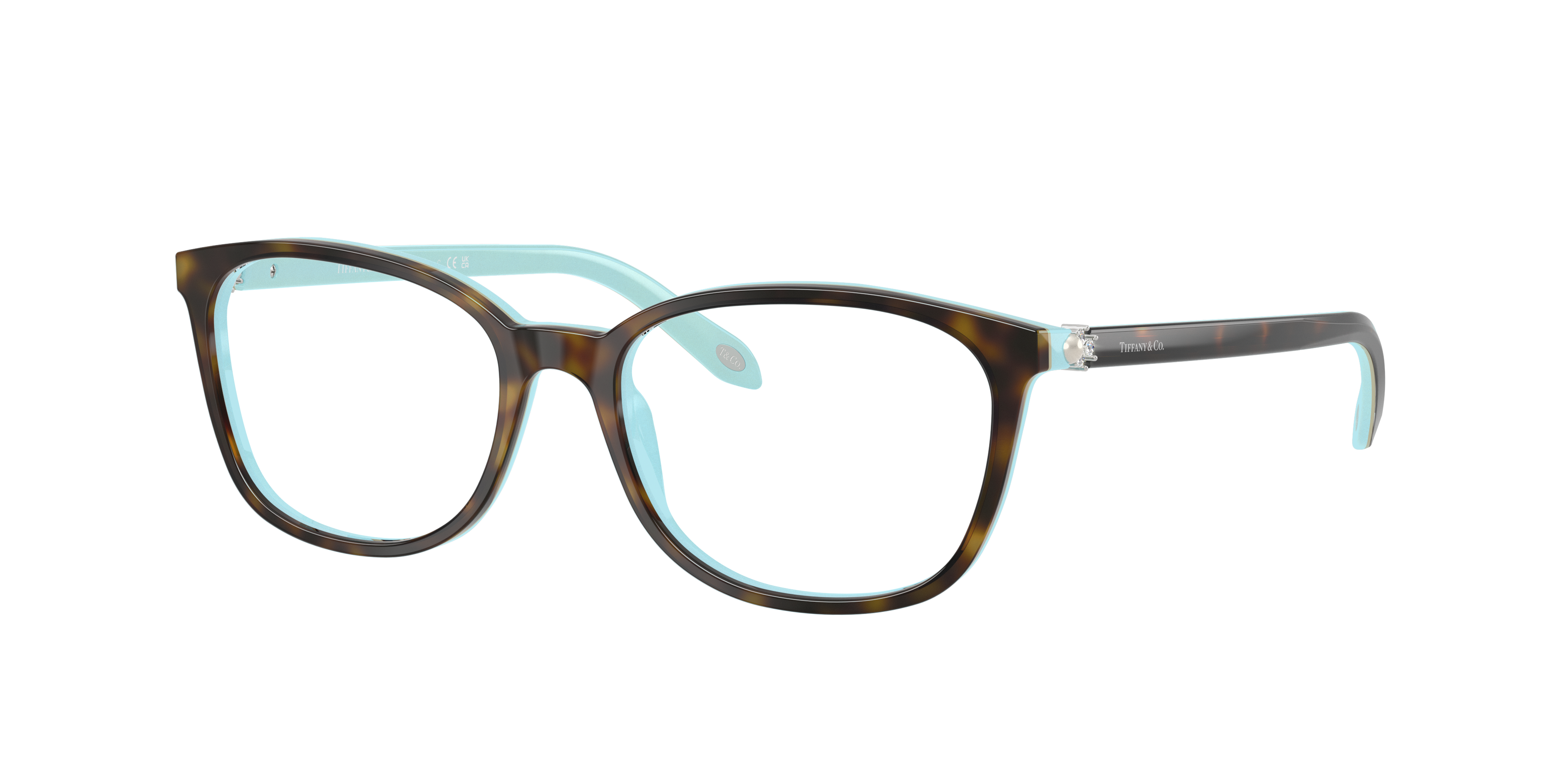 Side view of Tiffany 2109HB 1#color_Havana on tiffany blue