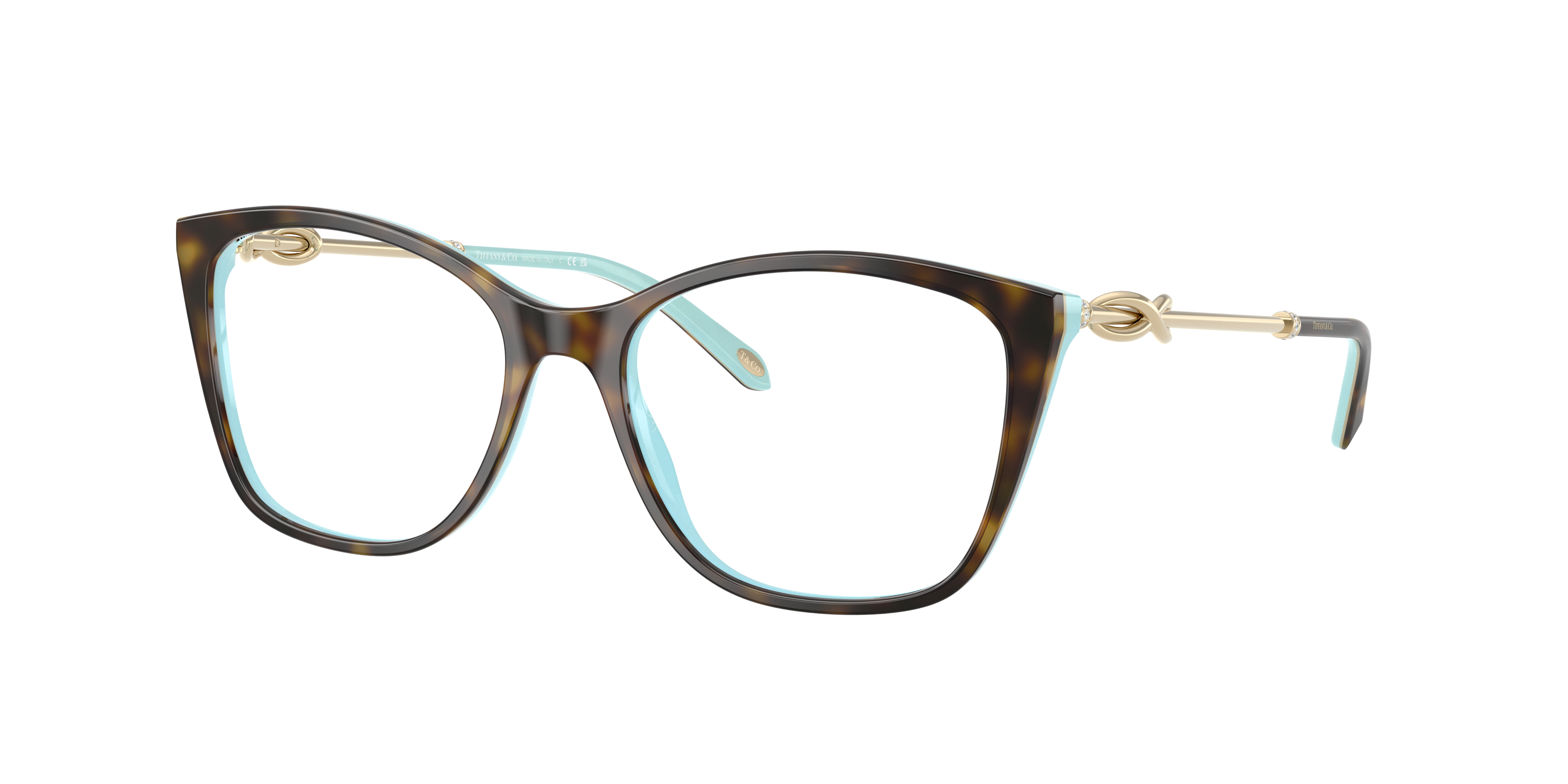 Side view of Tiffany 2160B 1#color_Havana on tiffany blue