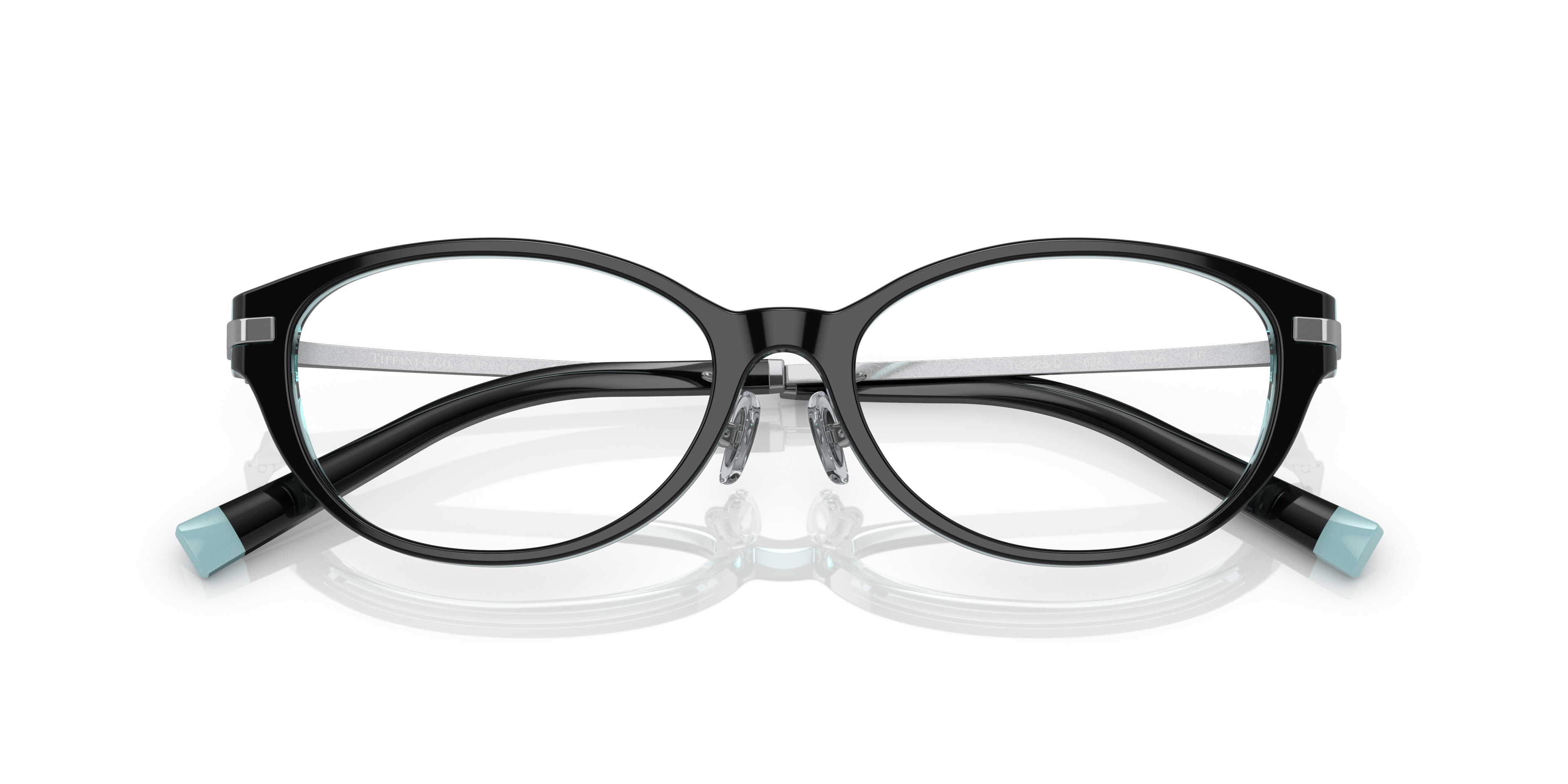 Folded view of Tiffany  2225D 1#color_Black on crystal tiffany blue