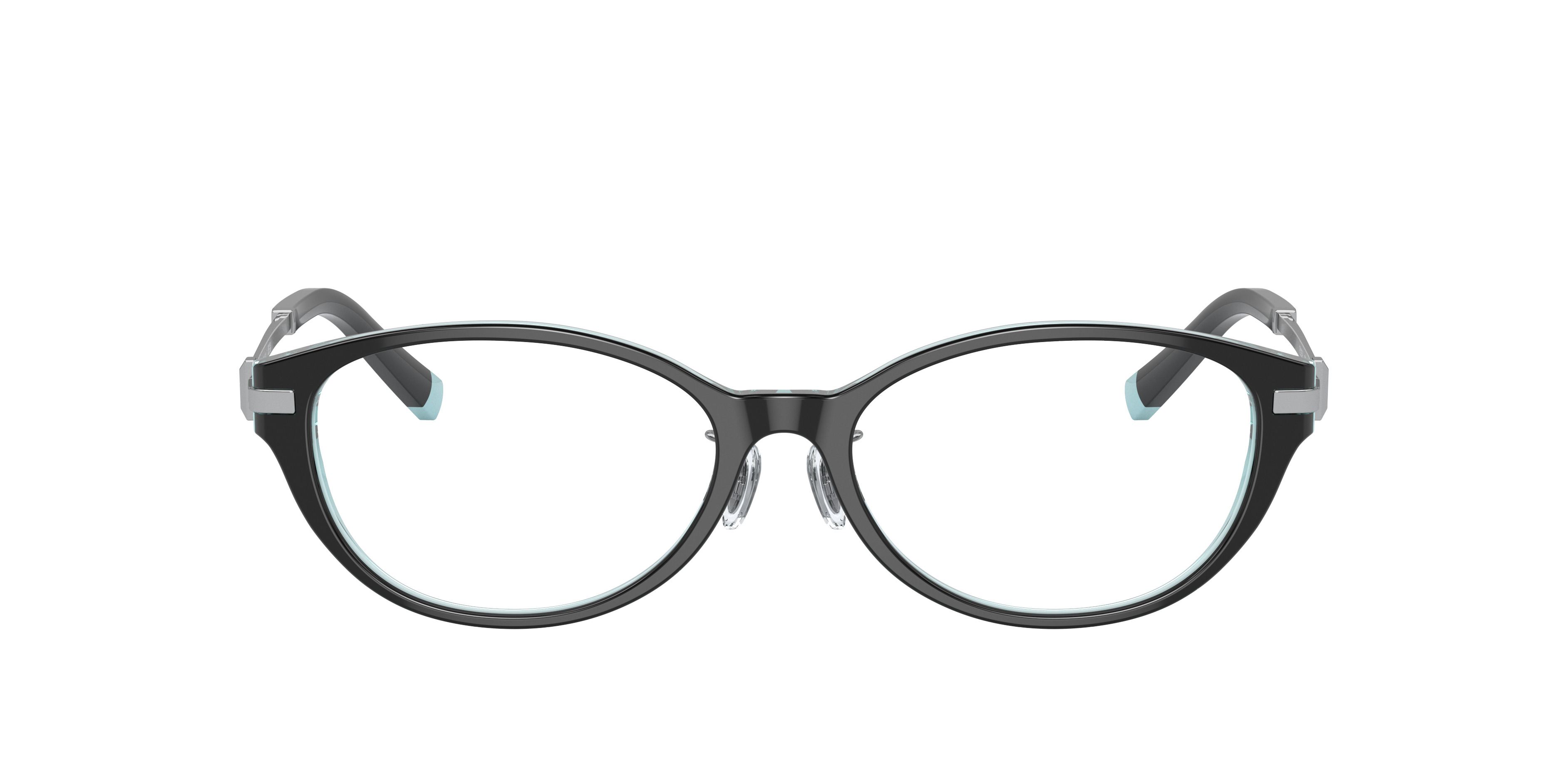 Front view of Tiffany 2225D 1#color_Black on crystal tiffany blue