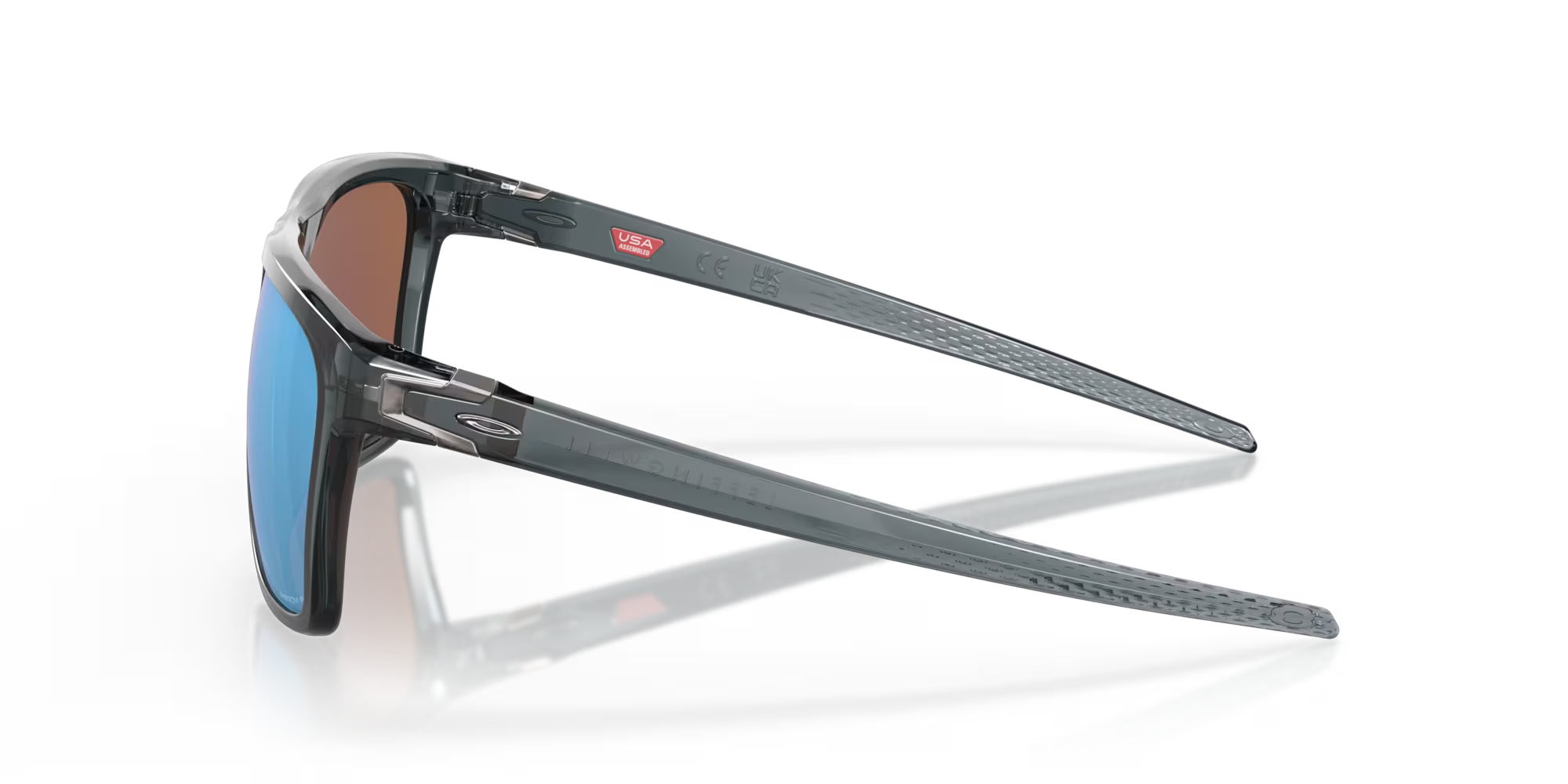 Side view of Oakley Leffingwell #color_Crystal Black