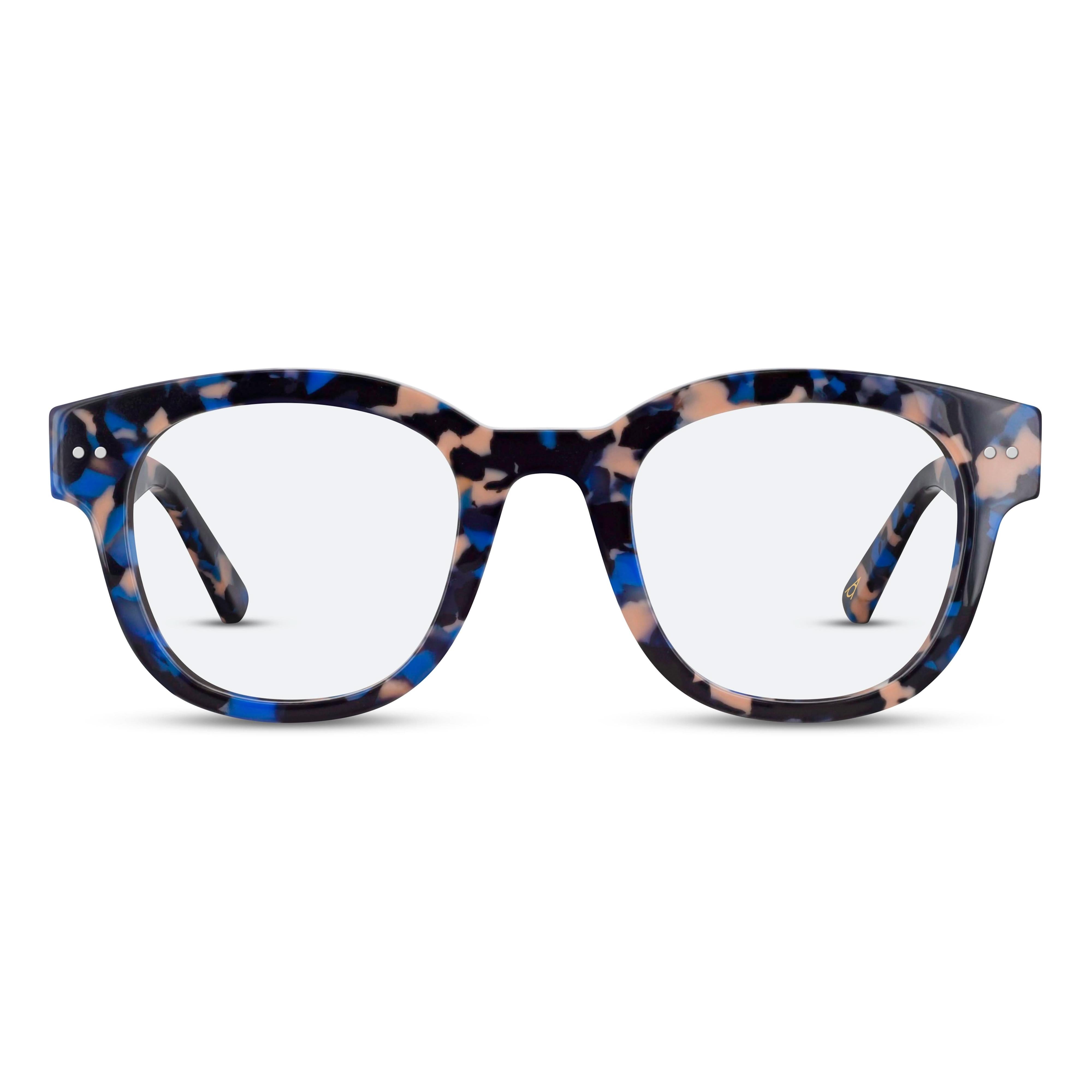 Front view of Arhlo frame ARH001#color_C1 Blue Marble
