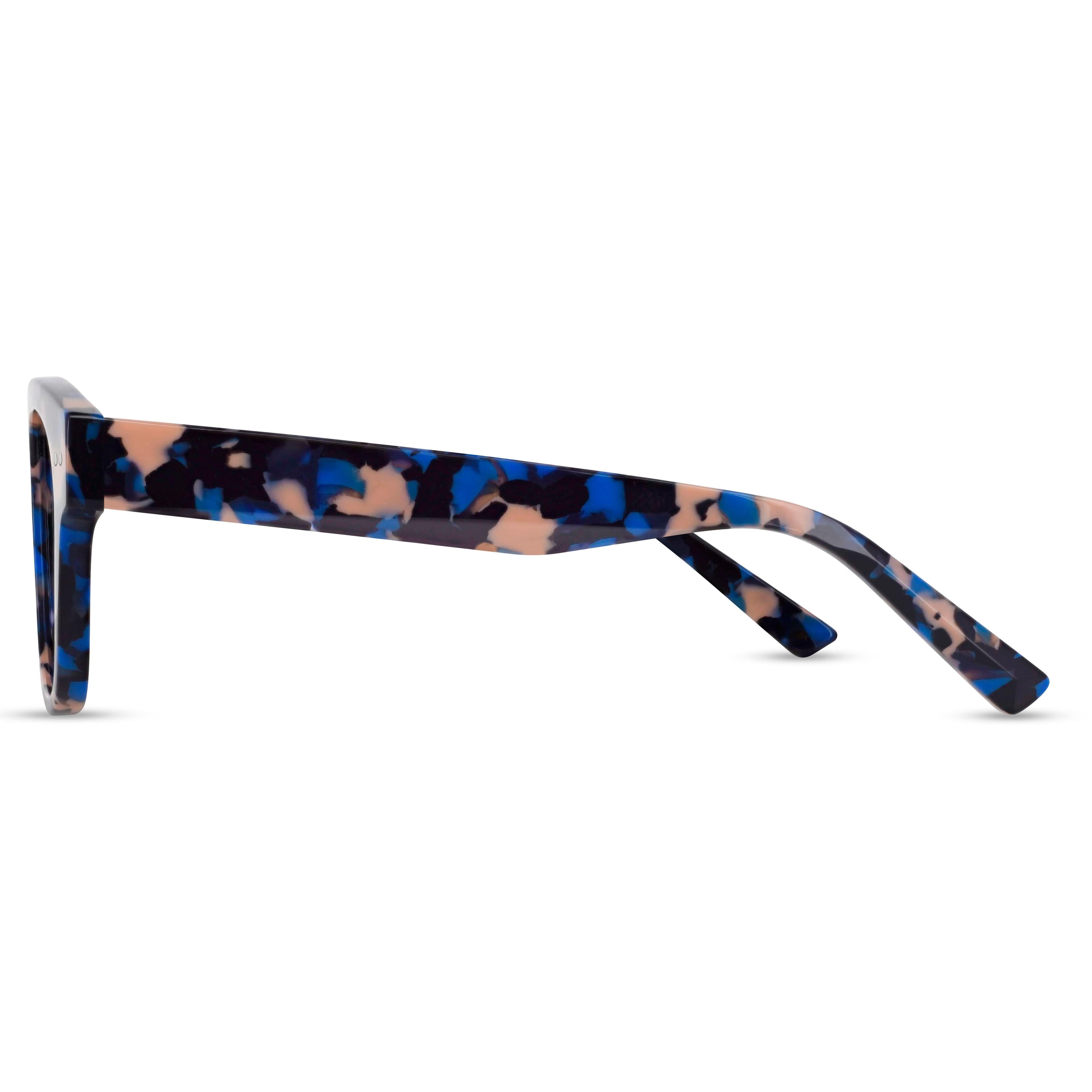 Angled view of Arhlo frame ARH001#color_C1 Blue Marble