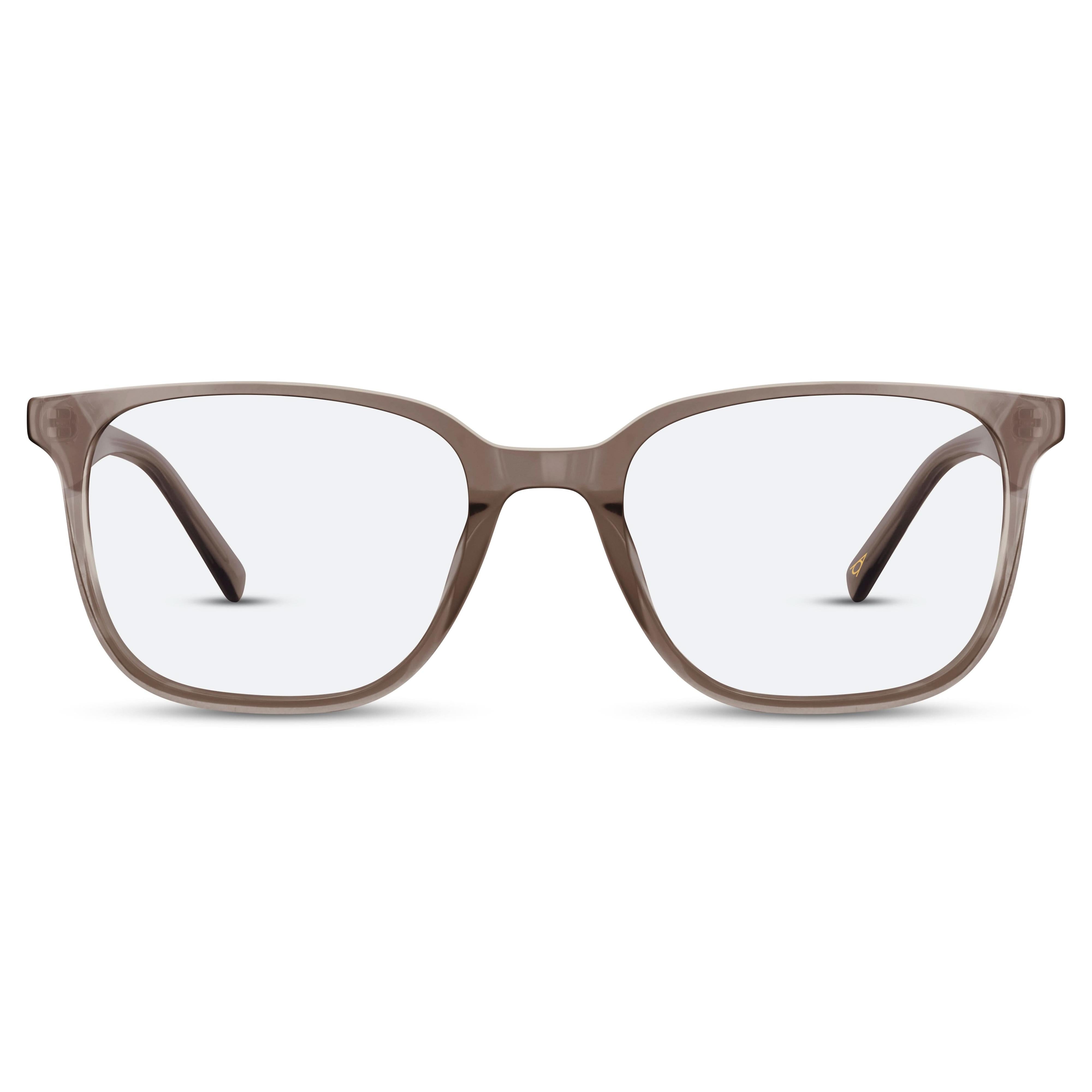Front view of Arhlo frame ARH010#color_C2 Polished Grey Crystal