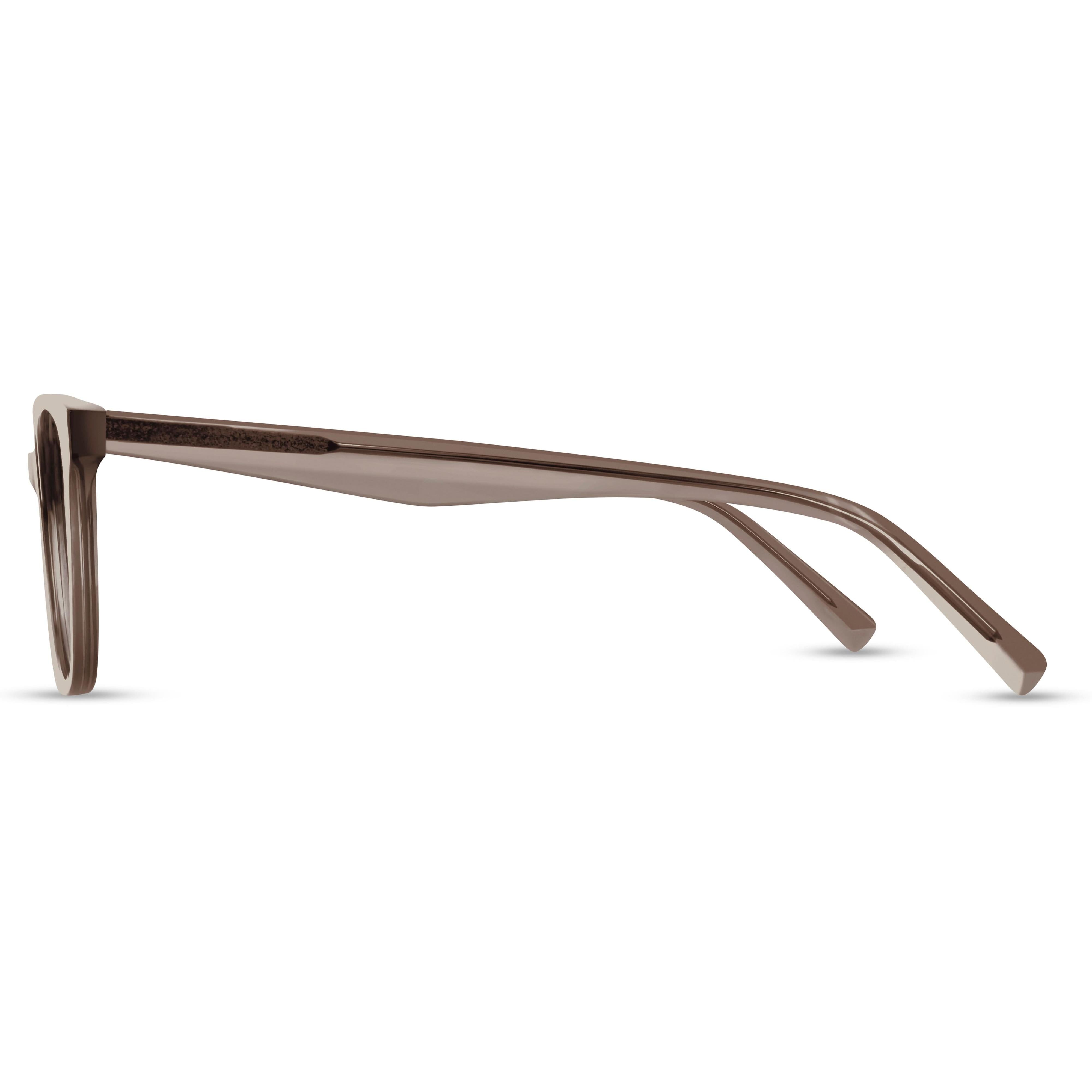 Angled view of Arhlo frame ARH010#color_C2 Polished Grey Crystal