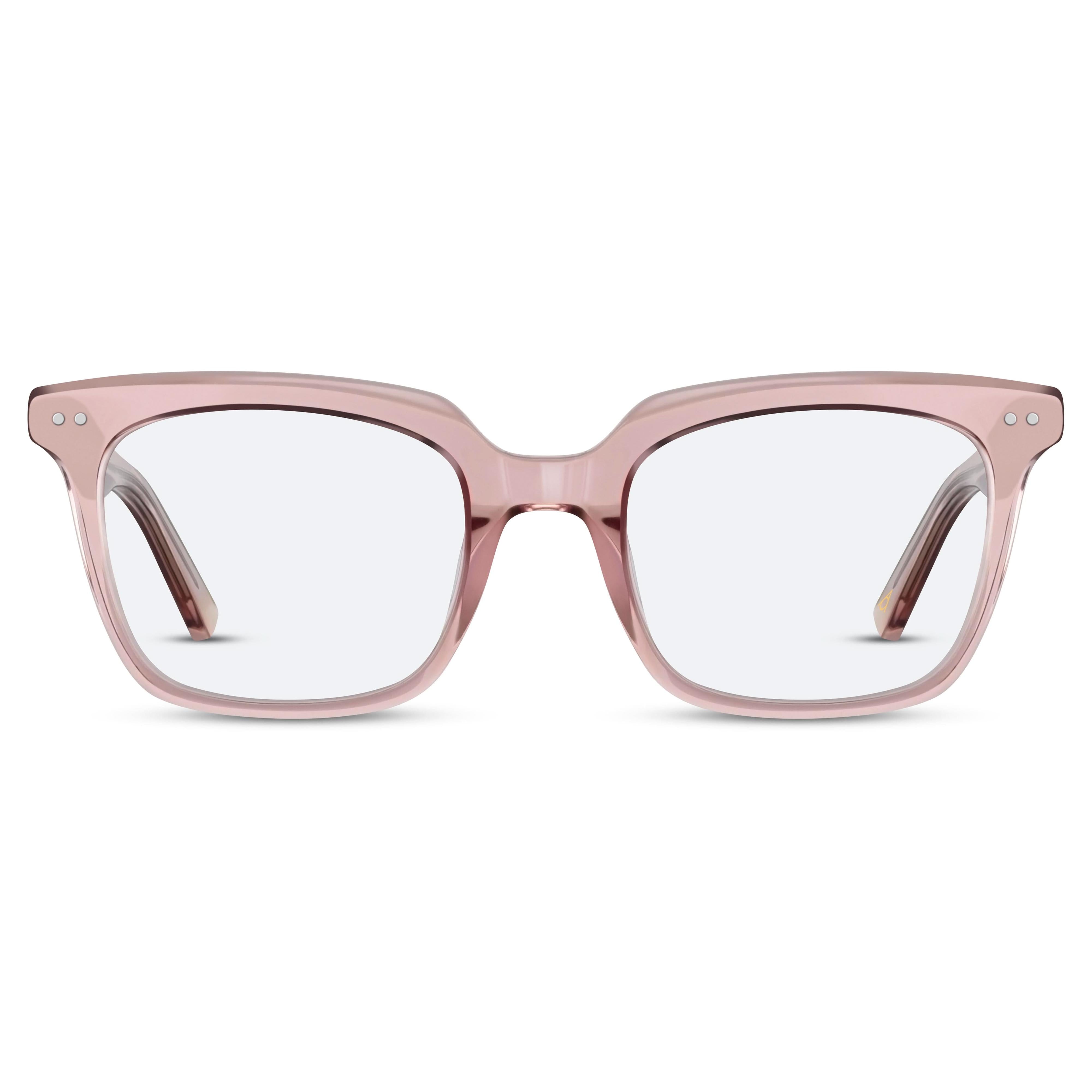 Front view of Arhlo frame ARH015#color_C2 Pink Crystal