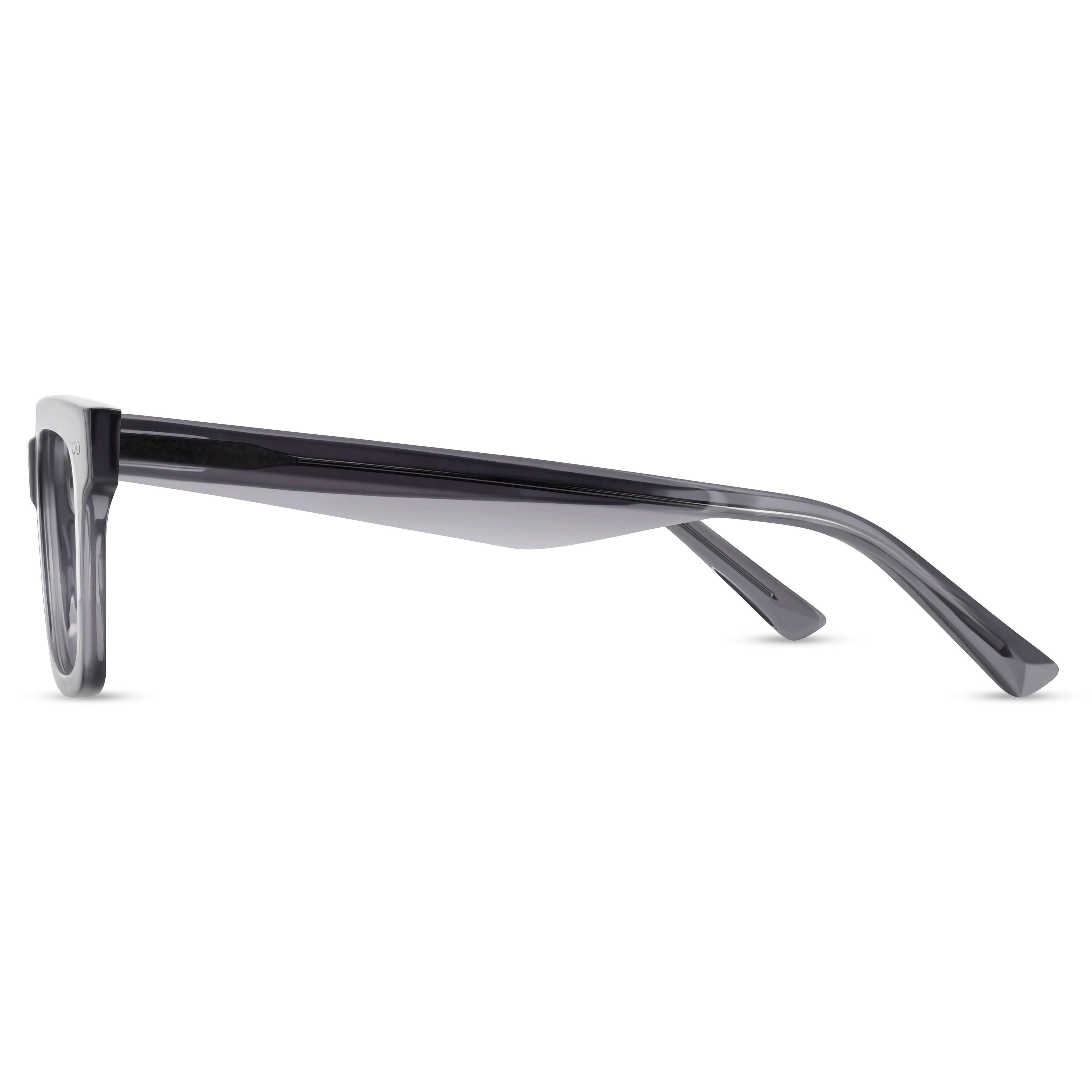 Angled view of Arhlo frame ARH023#color_C2 Grey Crystal