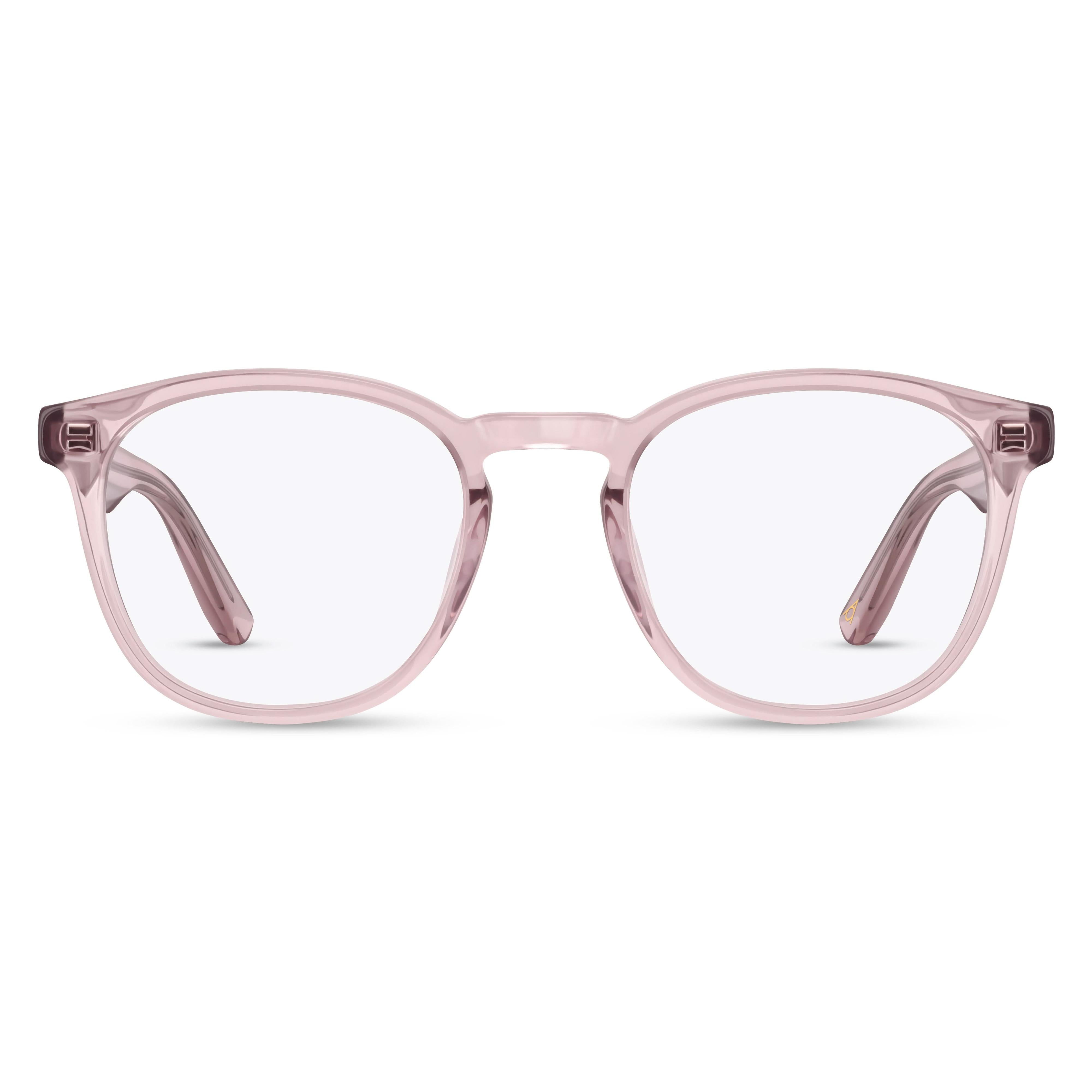 Front view of Arhlo frame ARH024#color_C2 Pink Crystal
