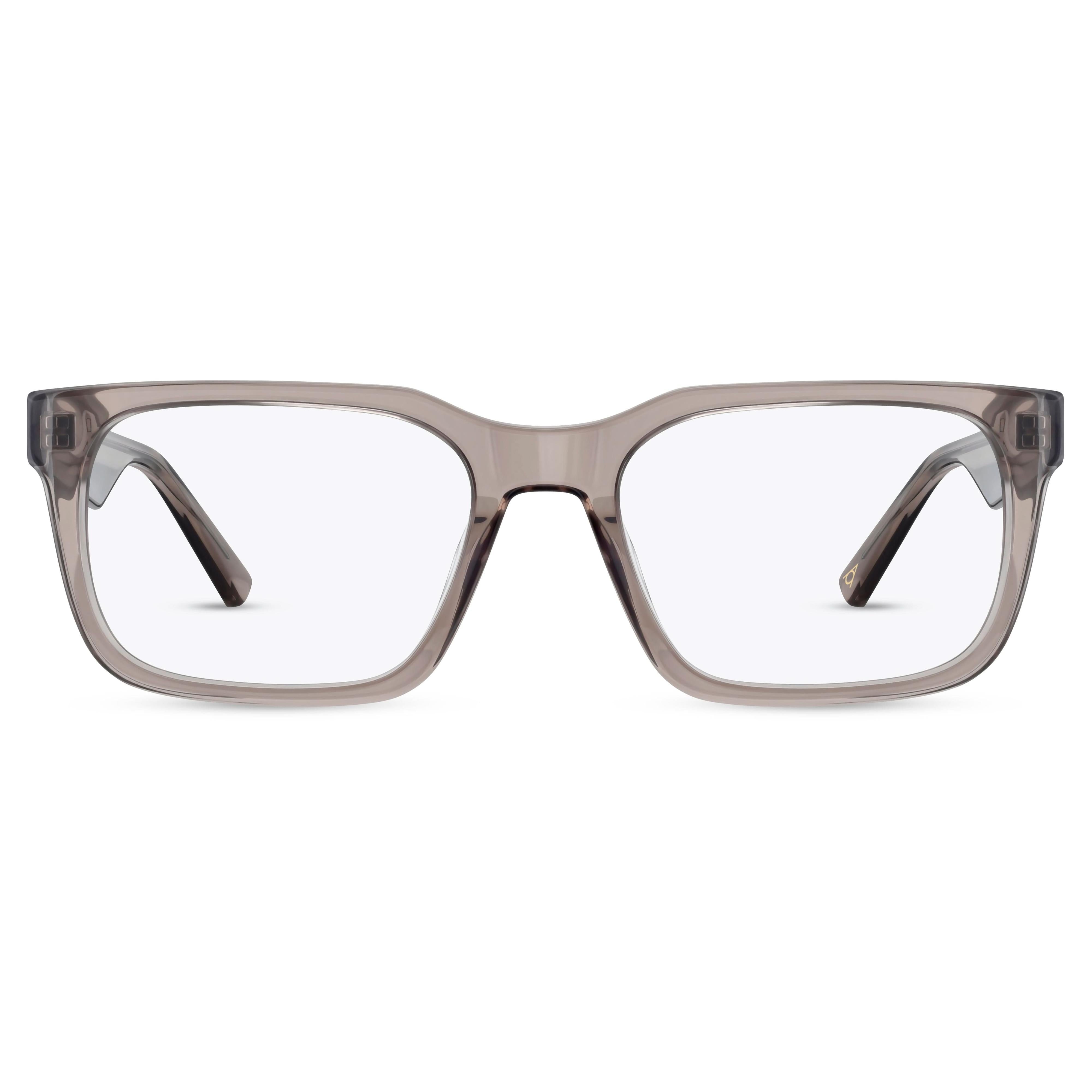 Front view of Arhlo frame ARH025#color_C2 Polished Warm Grey
