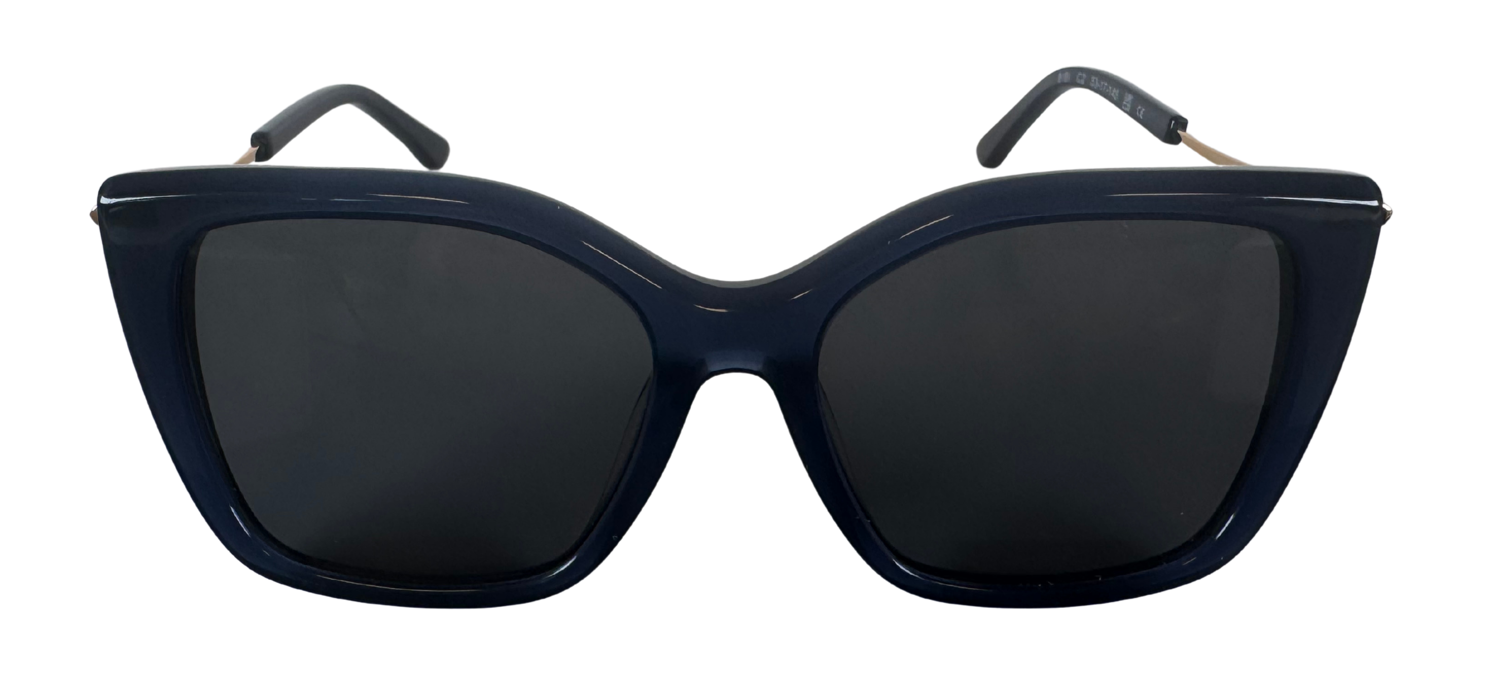 Front view of BIBI #color_Transparent Duck Blue