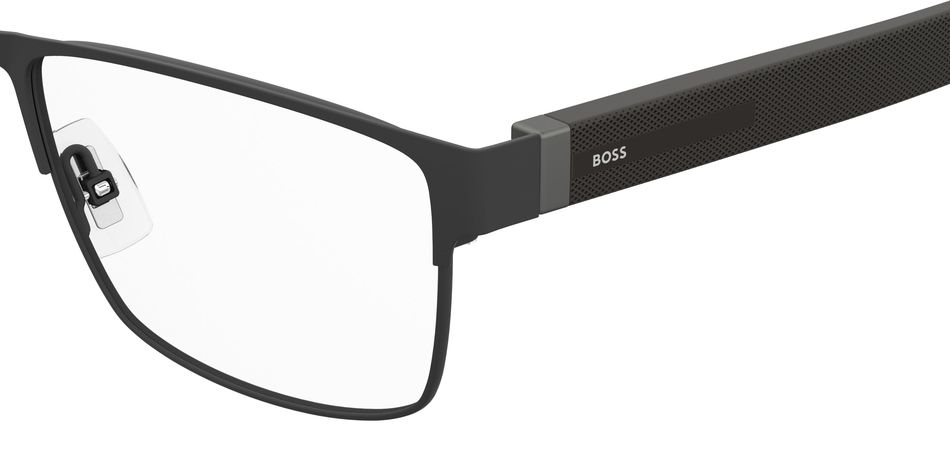 Back view of hugo boss 1040 frame #color_matte black 