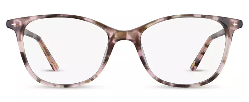 Front view of Cocoa Mint CM9146 #C2 Pink Tortoiseshell
