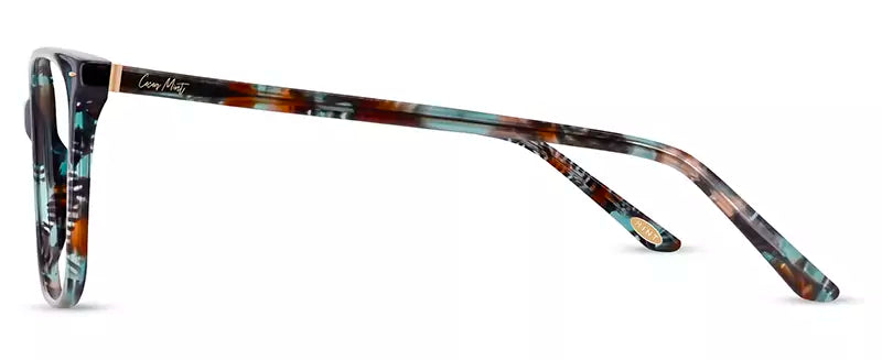 Side view of Cocoa Mint CM9188 #C2 Green Marble