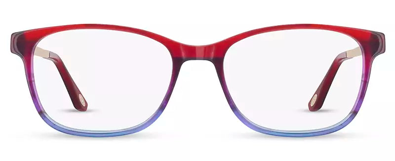 Front view of Cocoa Mint CM9205 #C1Red/Blue Fade