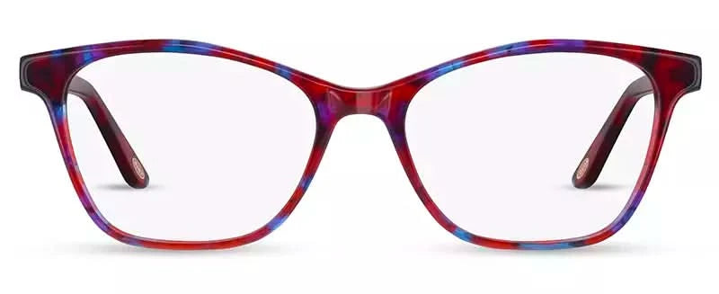 Front view of Cocoa Mint CM9206 #C2 Red/Blue Marble