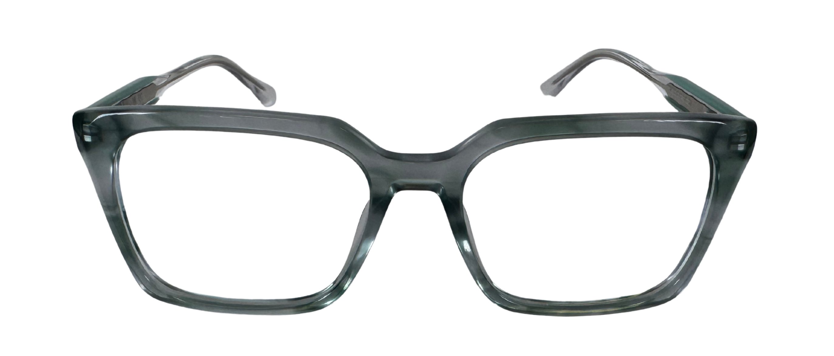 Front view of ELLISON #color_Transparent Green