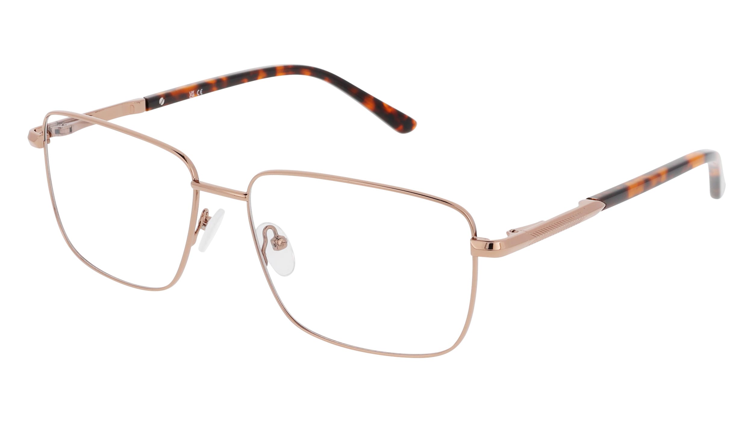 Angled view of Duncan and Todd frame FIRHILL6017C1-shiny-bronze#color_shiny bronze
