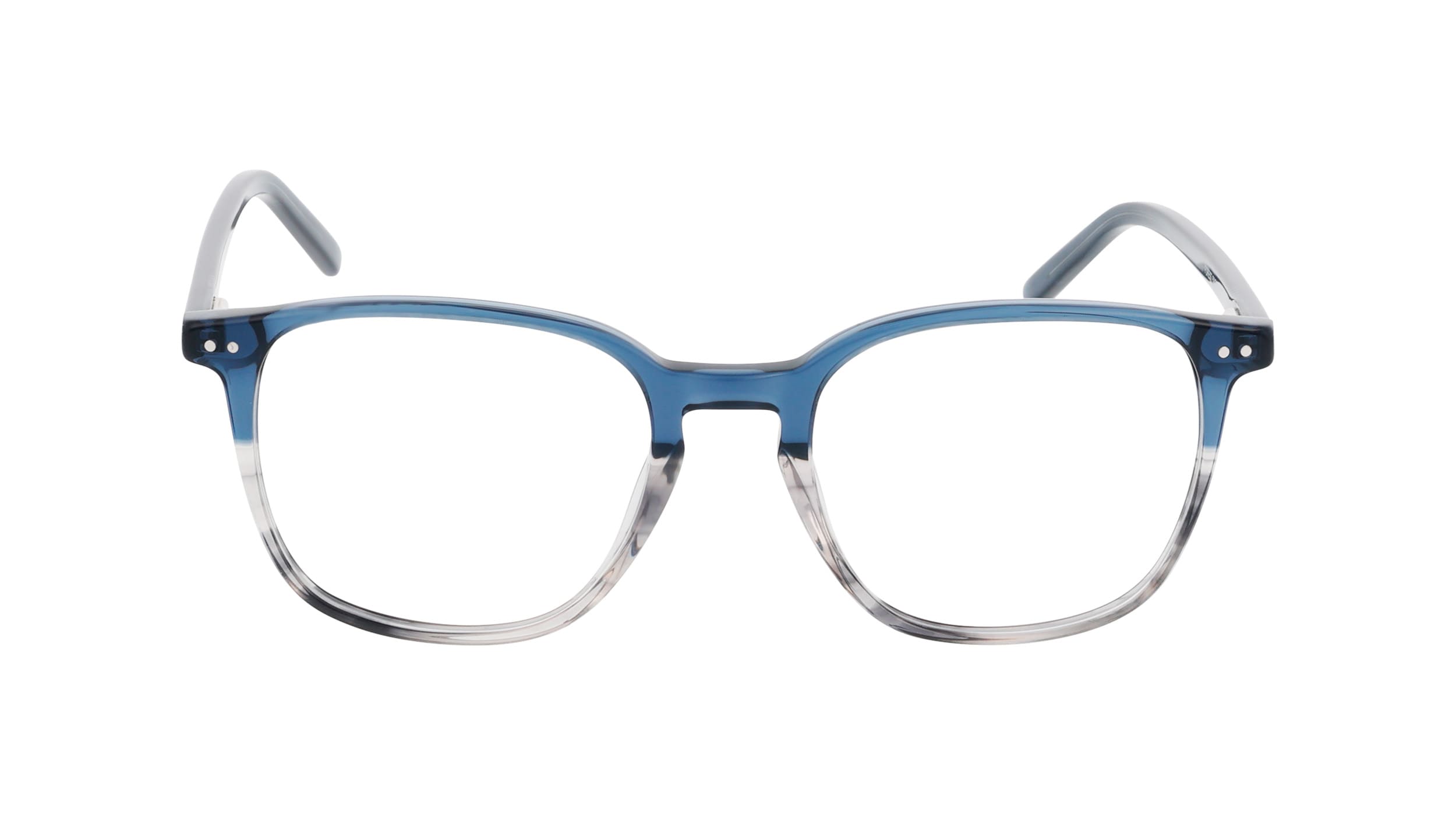Front view of Duncan and Todd frame FOREST5219C2navy-grey-transparent#color_navy grey transparent