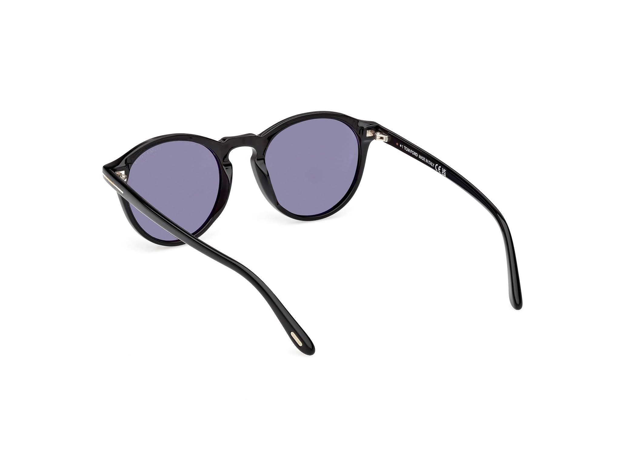 Back Side View of Tom Ford Aurele 1#color_Shiny Back