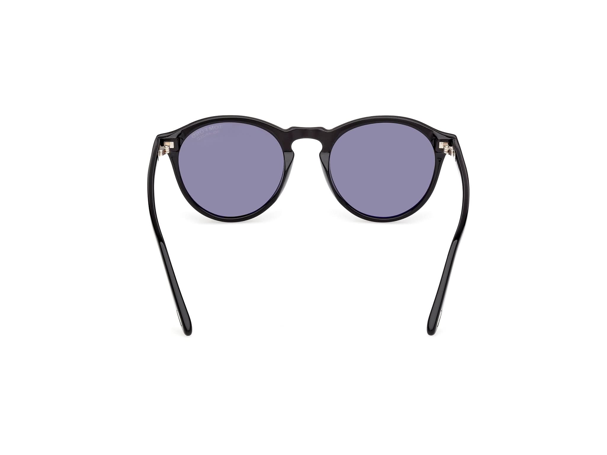 Back view of Tom Ford Aurele 1#color_Shiny Back