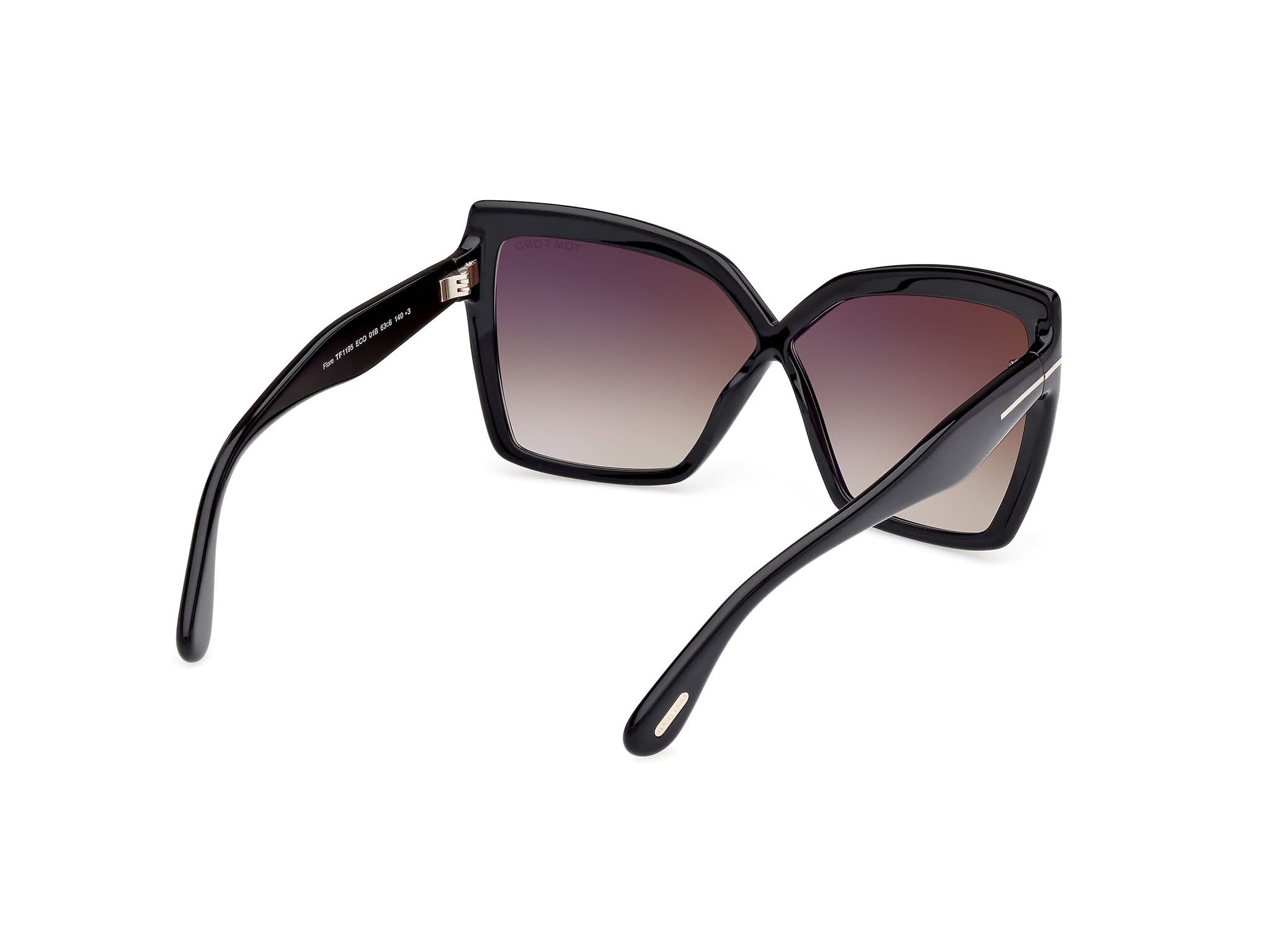 Diagnoal Side view of Tom Ford Fiore 1#color_Shiny Back