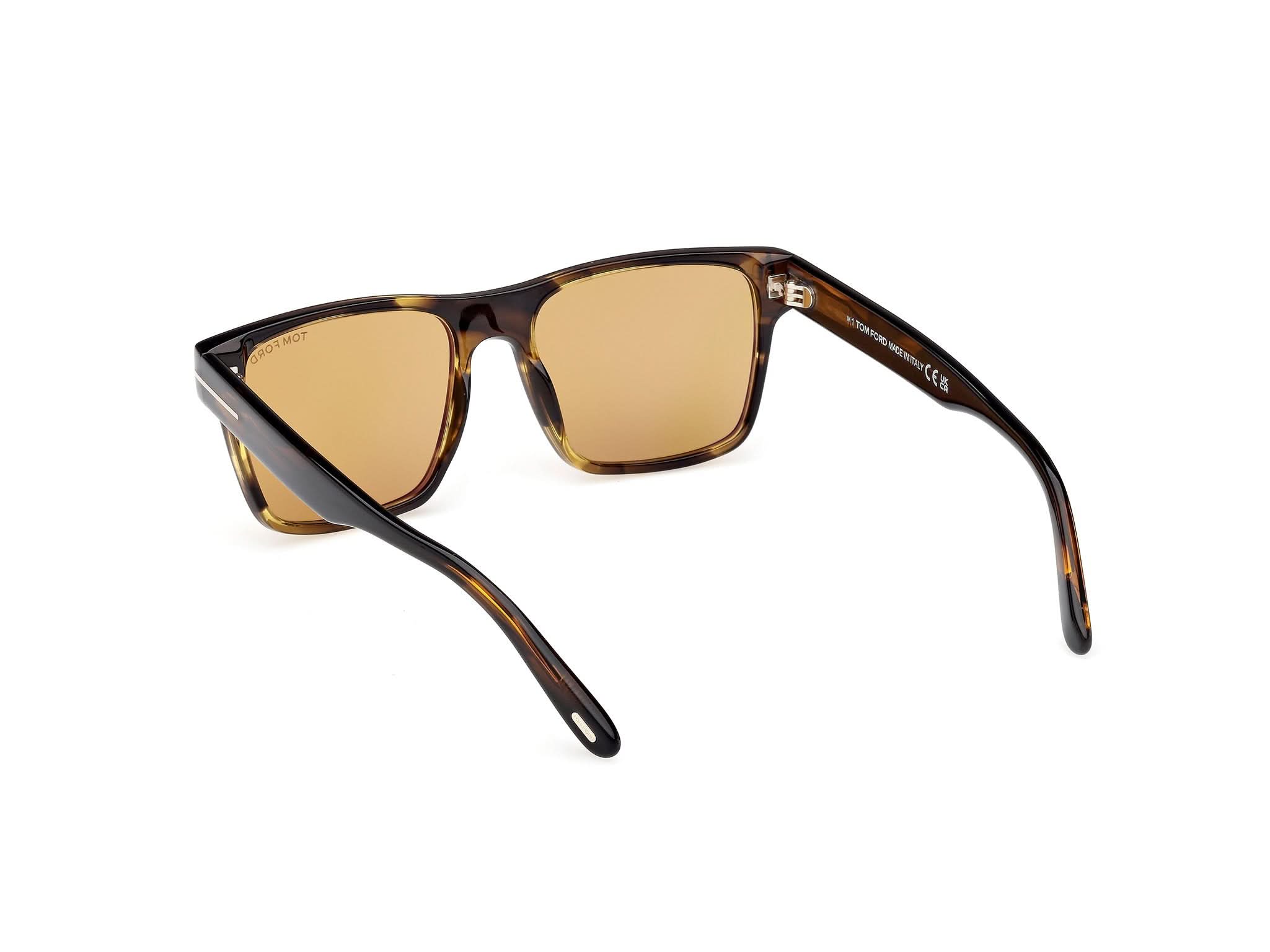 Back Side View of Tom Ford Calder 1#color_Coloured Havana