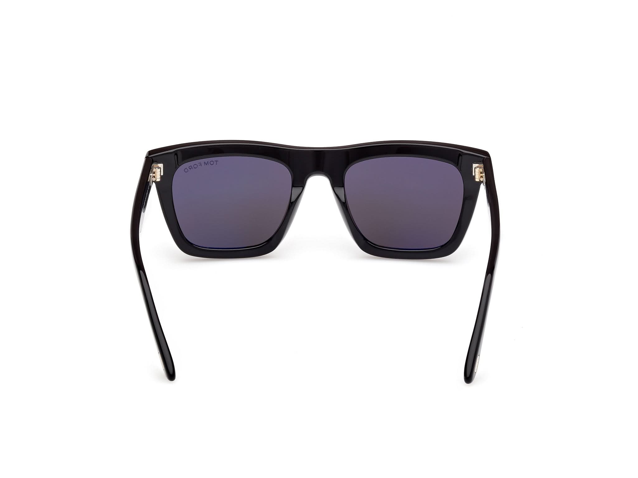 Back view of Tom Ford Lelio 1#color_Shiny Black