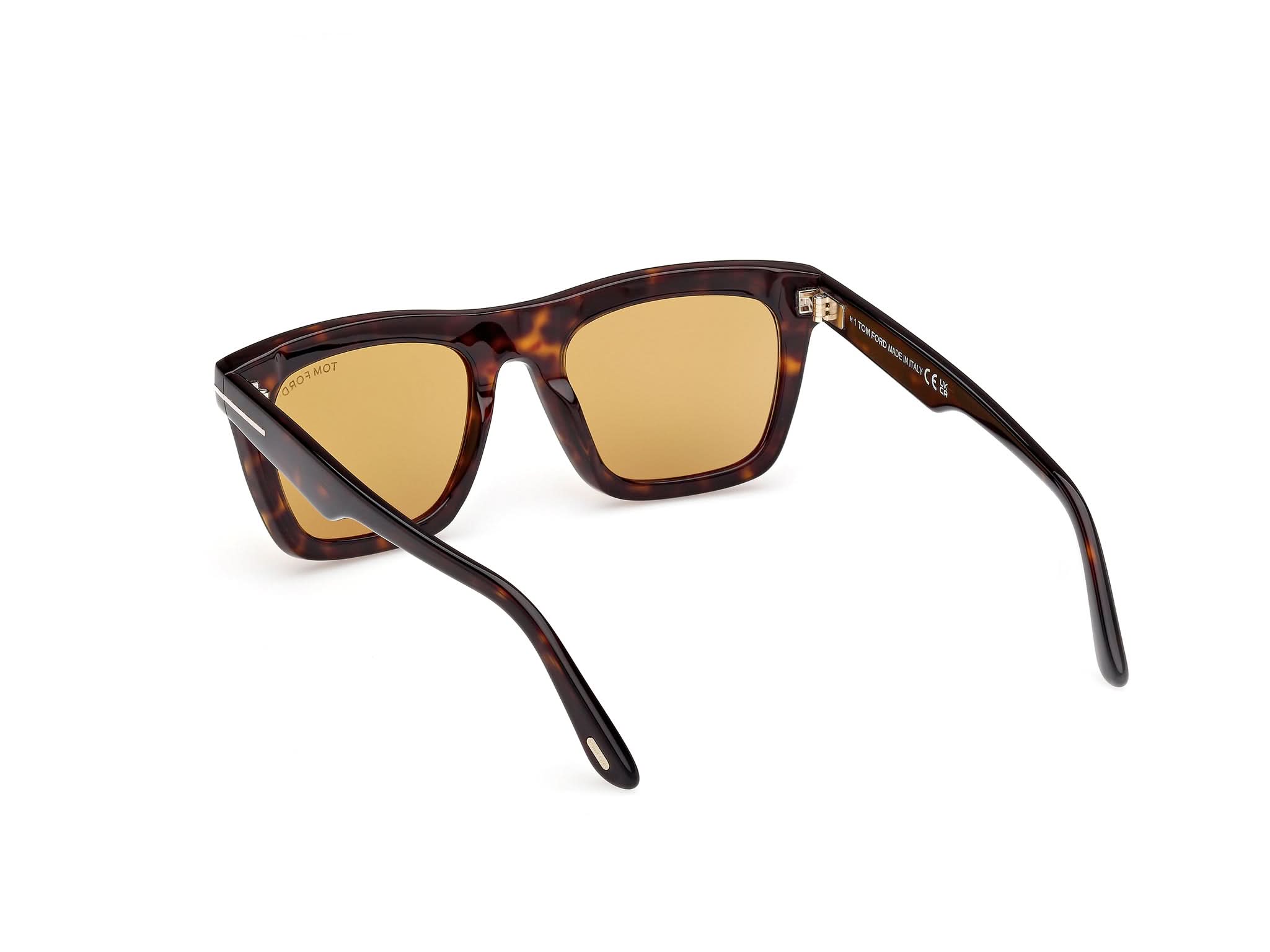 Back Side View of Tom Ford Lelio 1#color_Dark Havana